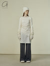 SWAYING 24 Early Spring Silk Suspender Skirt SW-SW25PS2L02-BAI White SW25PS2L02